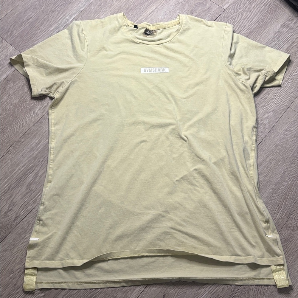 Gymshark Pale Yellow Tee XL